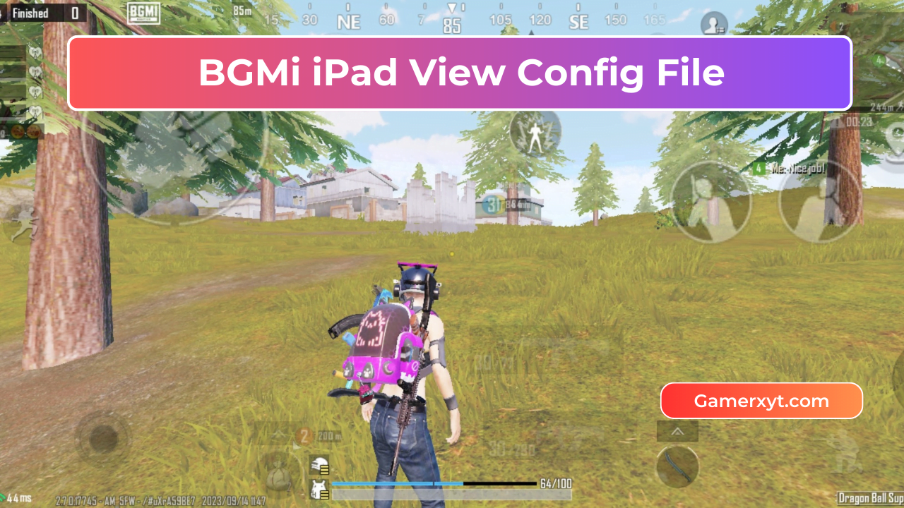 BGMi iPad View Config File