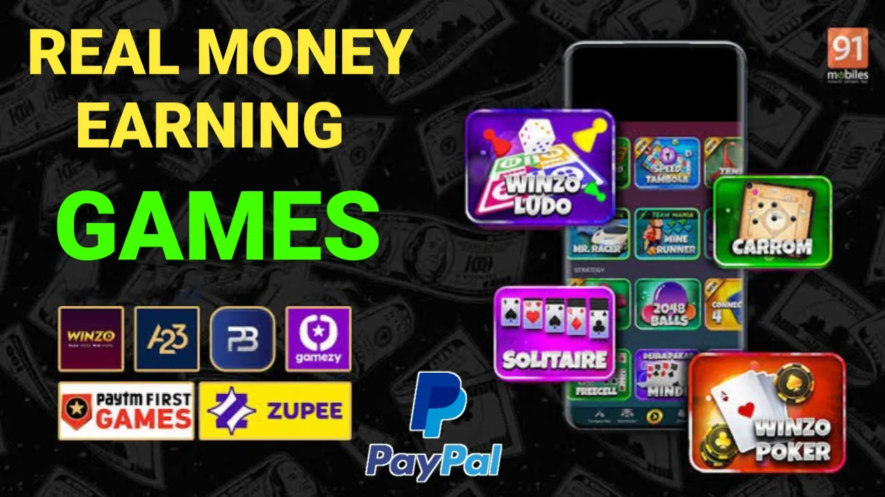 Real Money Earning Games PayPal 2024