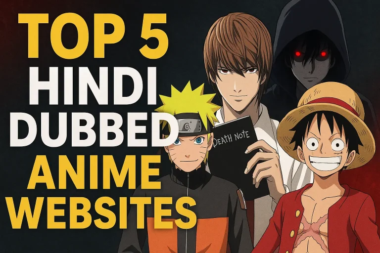 Top 5 Best Hindi Dubbed Anime Websites (2025 List)